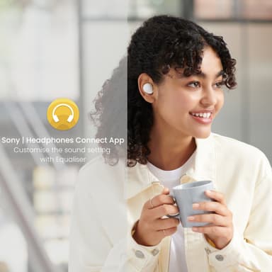 Sony WF-C500 true trådlösa in-ear hörlurar (vit)
