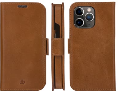Dbramante1928 Lynge plånboksfodral för iPhone 13 Pro (beige)