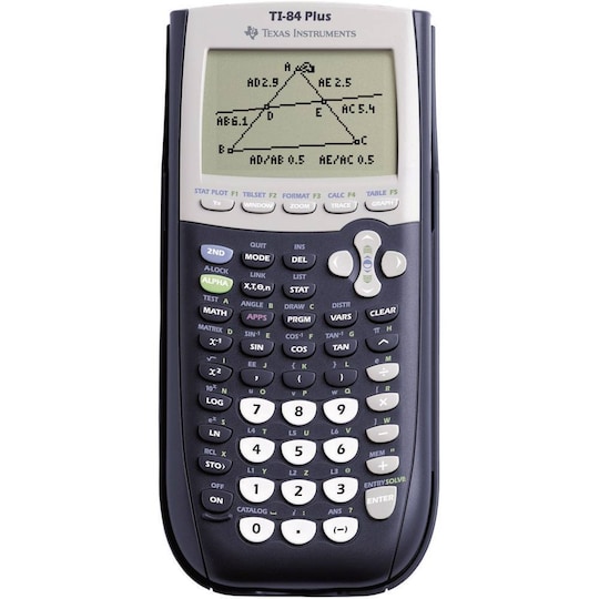 Texas Instruments TI-84 PLUS Grafräknare Svart, Grå