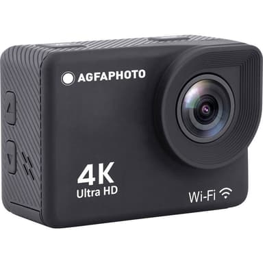 AgfaPhoto Action Cam Actionkamera 4K, vattentät, WLAN,