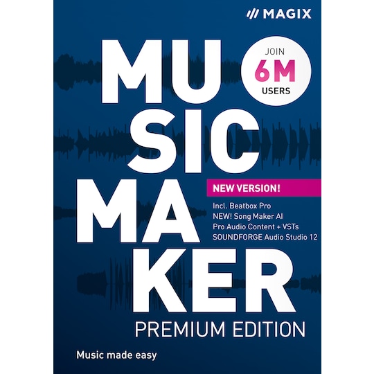 MAGIX Music Maker Premium Edition - PC Windows