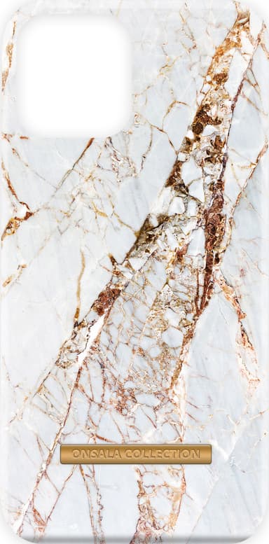 Mobilskal Soft White Rhino Marble - iPhone 13 Pro Max