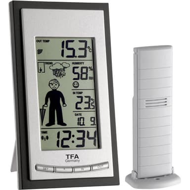 TFA Dostmann Weather Boy 35.1084 Trådlös digital