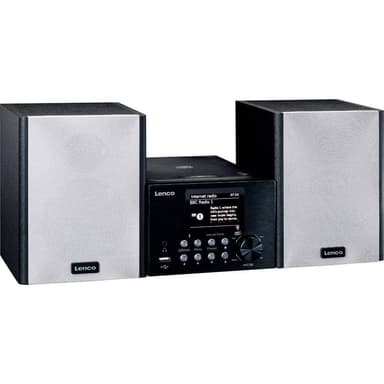 Lenco MC-250BK Kompaktstereo Bluetooth, CD, DAB+,