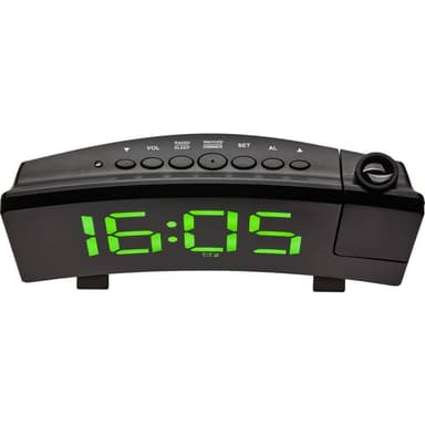 TFA Dostmann 60.5015.04 Kvarts Väckarklocka Svart