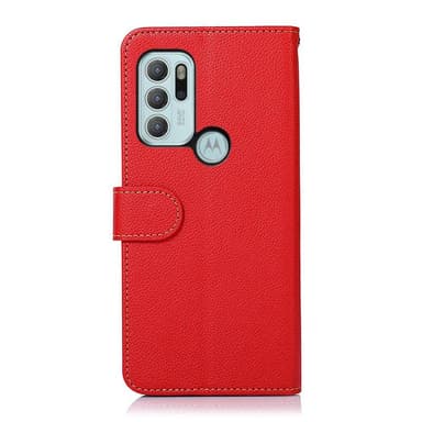 KHAZNEH Motorola Moto G60s Plånboksfodral - Röd