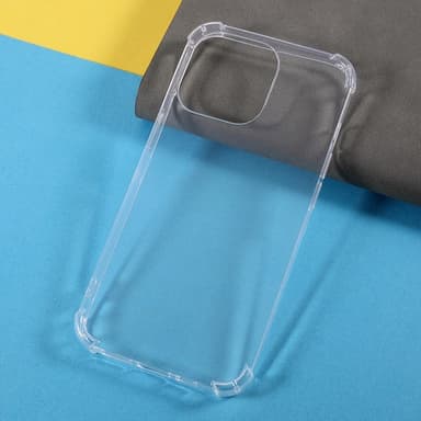 iPhone 13 Pro Transparant mjukt TPU Skal Med Förstärkta Hörn