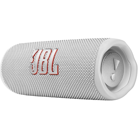 JBL Flip 6 portabel högtalare (vit)