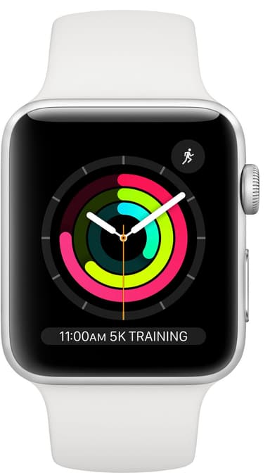 Apple Watch Series 3 42 mm (vitt sportband)