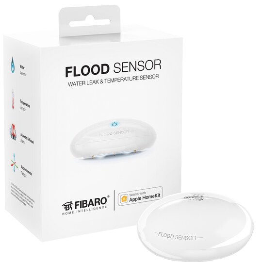 Fibaro översvämningssensor för HomeKit