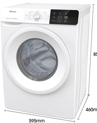 Hisense tvättmaskin WFGE80141VM (vit)