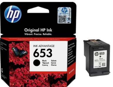 HP 653 Black bläckpatron