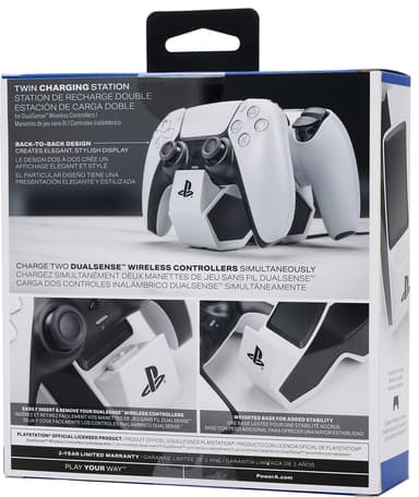 PowerA Twin laddningsstation för PlayStation 5