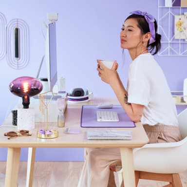 Logitech Studio Series skrivbordsmatta (lavender)