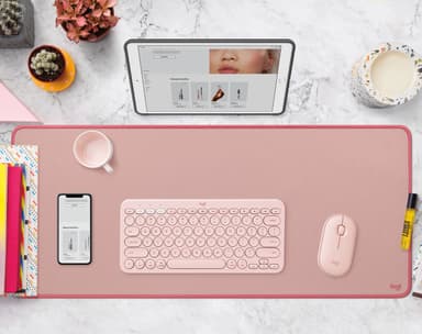 Logitech Studio Series skrivbordsmatta (dark rose)