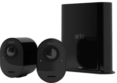 Arlo Ultra 2 4K trådlöst säkerhetskamerasystem 2-pack (svart)
