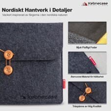 Kebnecase Sweden/12'' Snygg nordisk
design
bärbar datorärm
/ Datorfodral