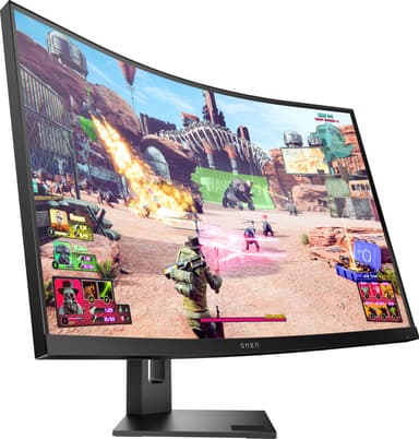 HP Omen 27c 27" välvd bildskärm för gaming