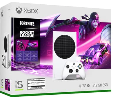 Xbox Series S 512GB Fortnite- och Rocket League-pack (vit)