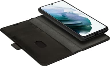 Dbramante1928 Lynge plånboksfodral för Samsung S21 FE (svart)