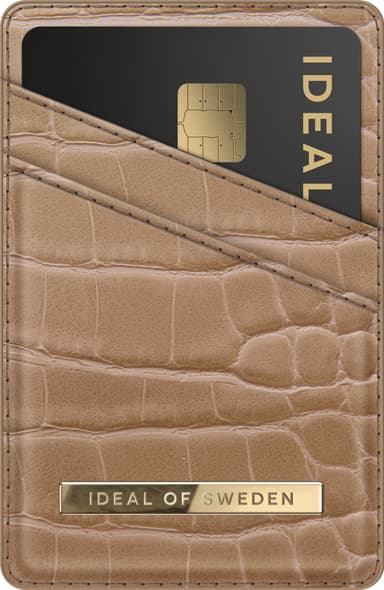 iDeal of Sweden universell magnetisk korthållare (camel croco)