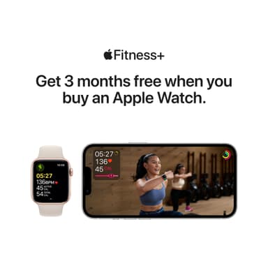 Apple Watch SE 40 mm GPS (Gold Alu/Starlight sportband)