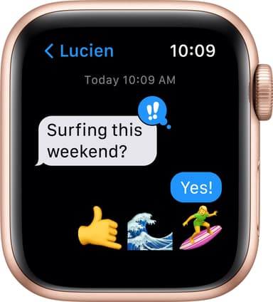 Apple Watch SE 40 mm GPS (Gold Alu/Starlight sportband)