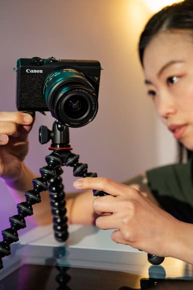 Canon EOS M200 BK M15 systemkamera med gaming-kit