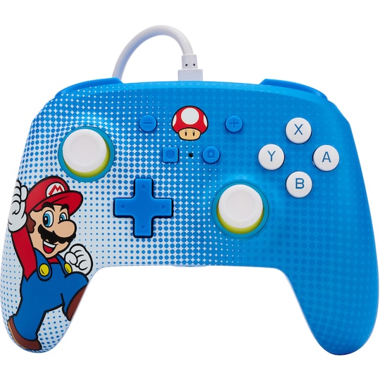 PowerA Enhanced Wired kontroll för Nintendo Switch (blå)
