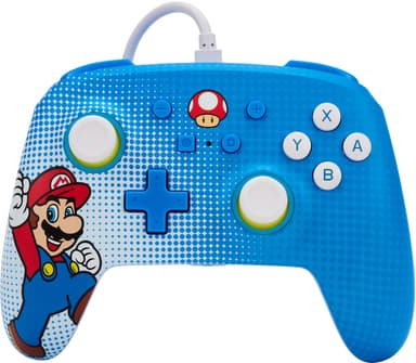 PowerA Enhanced Wired kontroll för Nintendo Switch (blå)