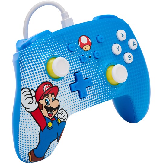 PowerA Enhanced Wired kontroll för Nintendo Switch (blå)
