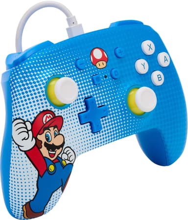 PowerA Enhanced Wired kontroll för Nintendo Switch (blå)