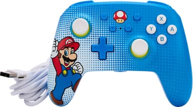 PowerA Enhanced Wired kontroll för Nintendo Switch (blå)