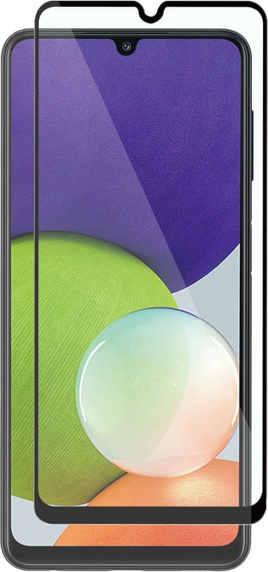 Panzer Full-Fit Samsung Galaxy A22 4G skärmskydd (svart)