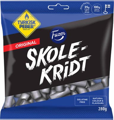 Fazer Skolekridt Tyrkisk Peber godis