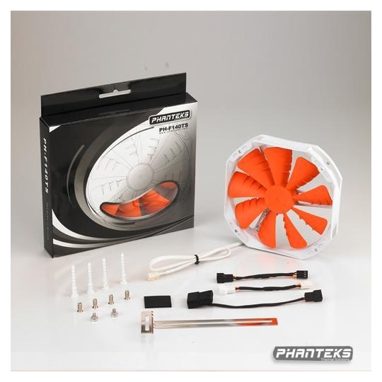 Phanteks PH-F140TS-OR Premium Case Fan, Orange