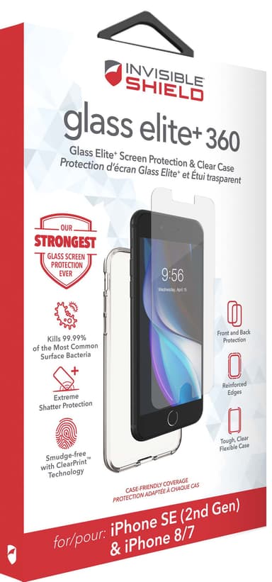 Zagg Glass+Cover för iPhone 6/7/8/SE Gen.2/3