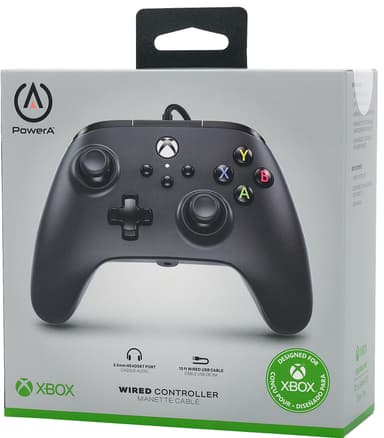 PowerA Xbox Series X Enwired kontroll Core (svart)