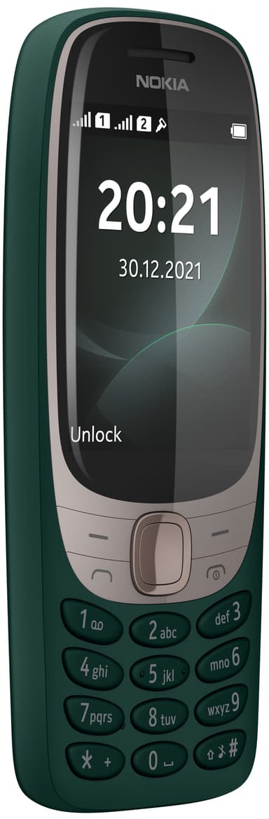 Nokia 6310 mobiltelefon (mörkgrön) - Enbart 2G