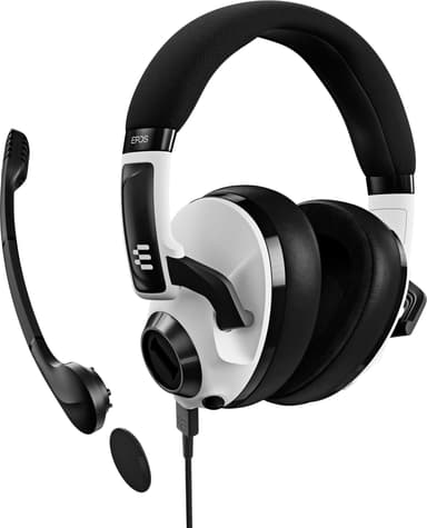 EPOS H3 Hybrid trådlöst gaming-headset (vit)