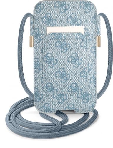 Guess Pouch 4G Logo Medium Blå