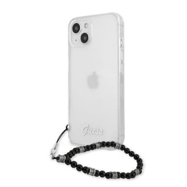 Guess iPhone 13 Skal Pearl Handle Script Logo Svart
