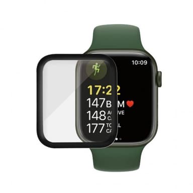Apple Watch 7 41mm Skärmskydd Antibacterial Svart