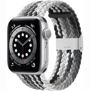 Flätat Elastiskt Armband Apple watch 6 (40mm) - Gradient grey