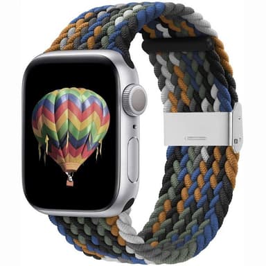 Flätat Elastiskt Armband Apple watch 6 (44mm) - Cowboy