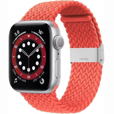 Flätat Elastiskt Armband Apple watch 6 (40mm) - Red
