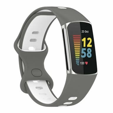 Twin Sport Armband Fitbit Charge 5 - Grå/vit