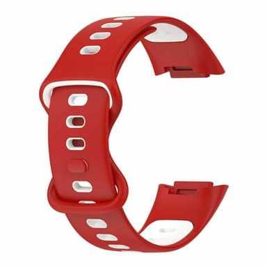 Twin Sport Armband Fitbit Charge 5 - Röd/vit