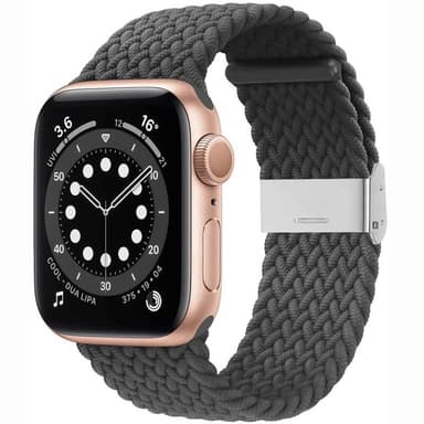 Flätat Elastiskt Armband Apple watch 6 (40mm) - Skygrey