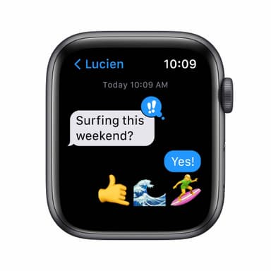 Apple Watch SE 44 mm GPS (Space Gray Alu/Midnight sportband)